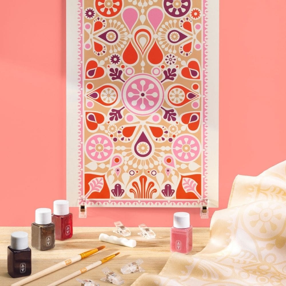 Djeco Atelier 11 - Zωγραφική σε Mετάξι "Πέταλα"