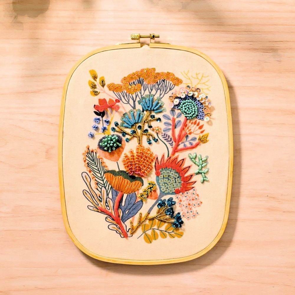 Djeco Atelier 59 - Kέντημα Λουλούδια