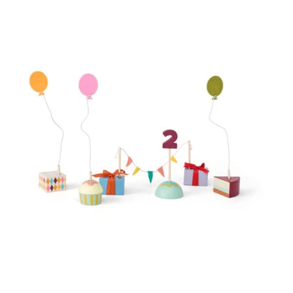 Kids Concept Ξύλινο Σετ Διακόσμησης Γενεθλίων KID'S HUB