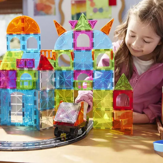 Magna-Tiles City Center 110 Τεμάχια – Μαγνητικά Πλακίδια STEM για Πόλη