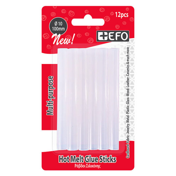 +Efo Σιλικόνη Ø10mm 10cm 12τεμ