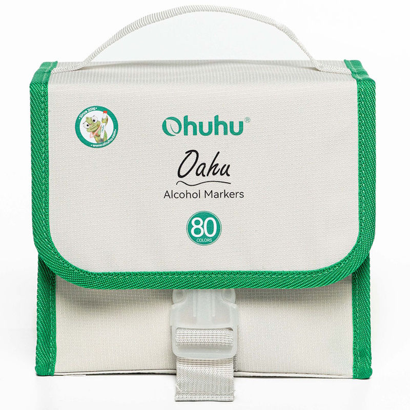 Ohuhu Oahu Σετ 80 Μαρκαδόρων Αλκοόλης Fine & Chisel