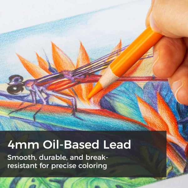 Ohuhu Halawa Series 72 Colors - Πολύχρωμα Μολύβια με Βάση το Λάδι