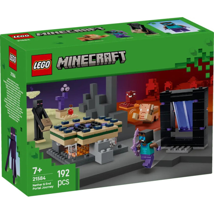 LEGO Minecraft Nether & End Portal Journey (21584)