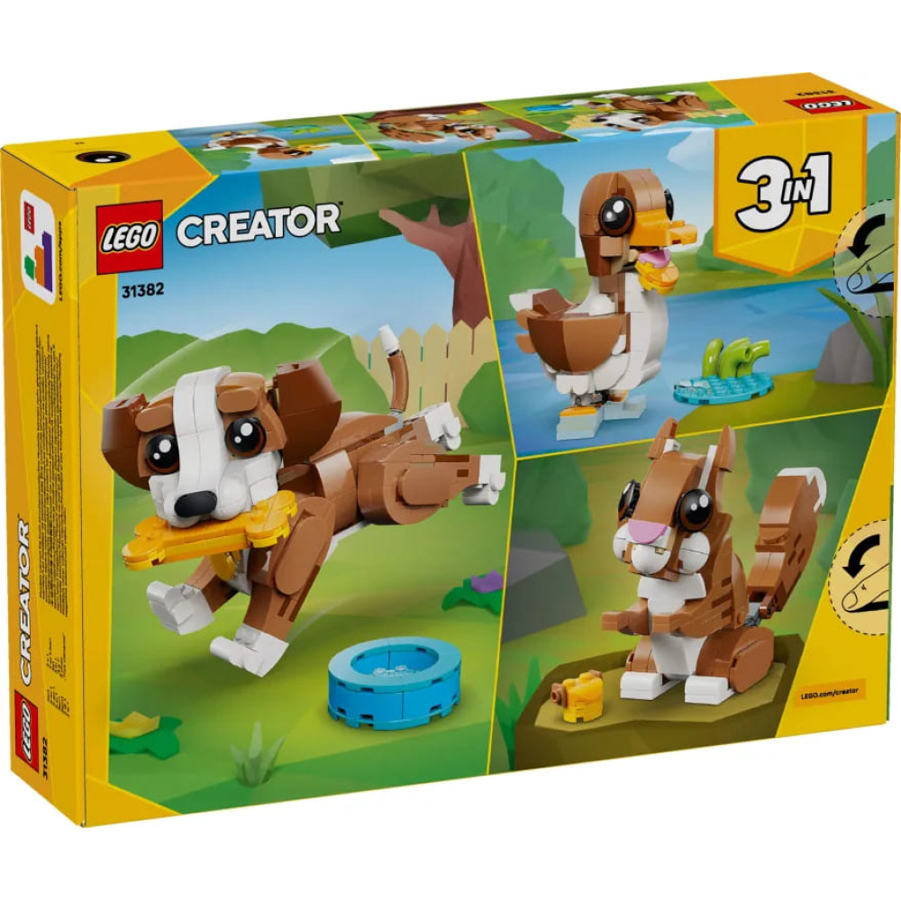 LEGO Creator 3in1 Cute Animals: Playful Puppy Dog (31382)