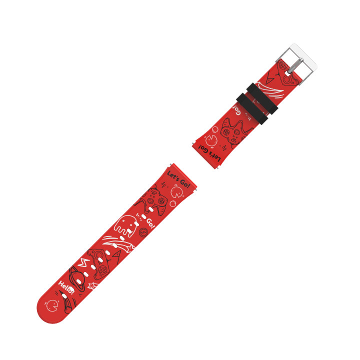 Kiddoboo Λουράκι για Smartwatch 2.0 (Space Red)