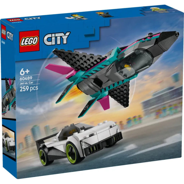 LEGO City Jet vs. Car (60489)