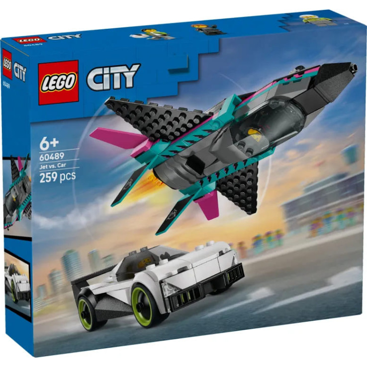 LEGO City Jet vs. Car (60489)