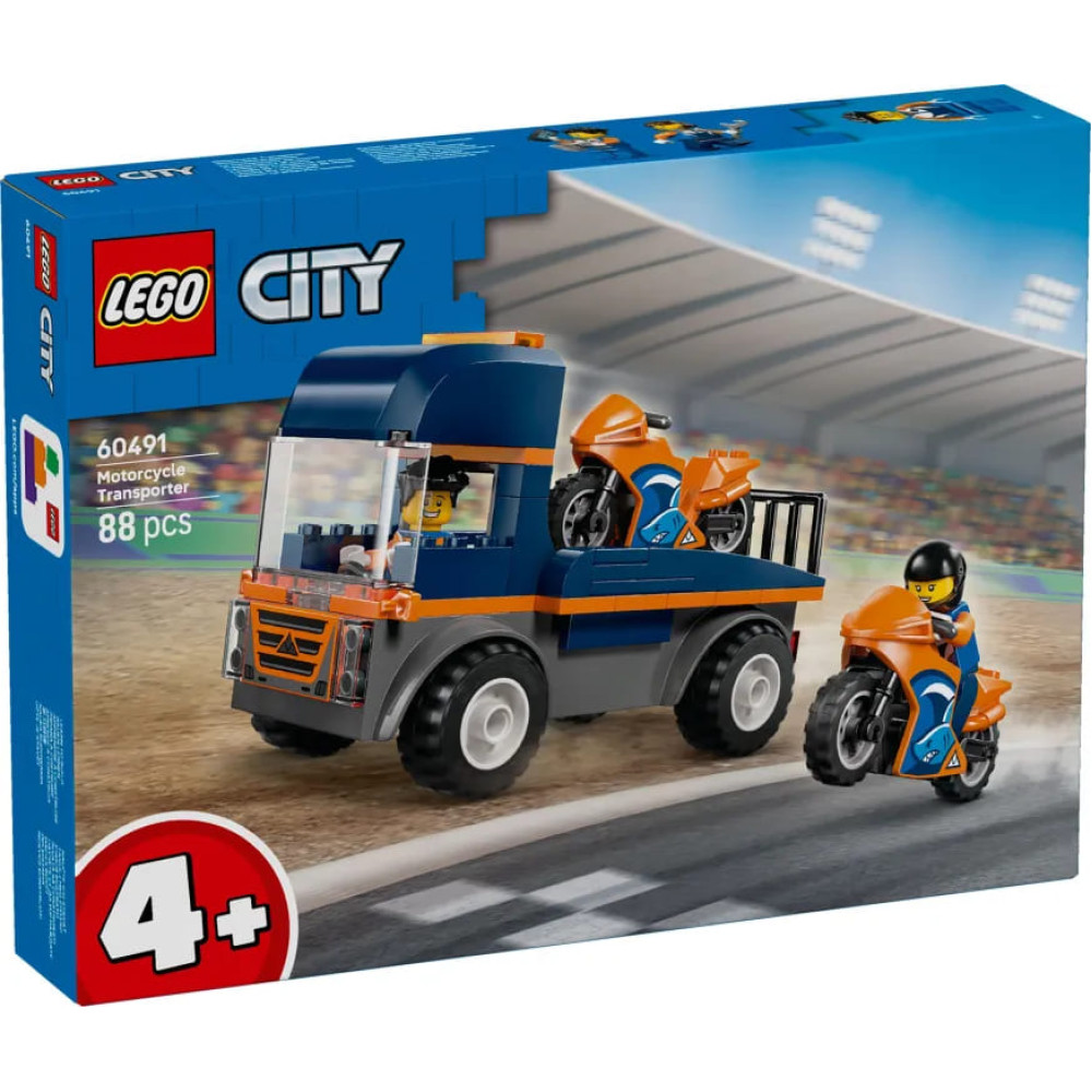 LEGO City Motorcycle Transpoter (60491)