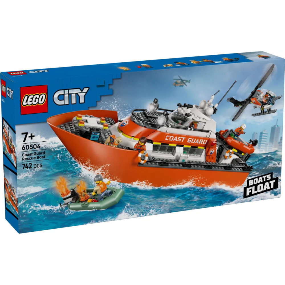 LEGO City Coast Guard Rescue Boat & Helicopter (60504)