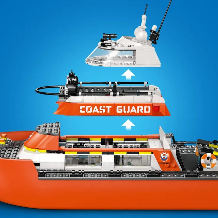 LEGO City Coast Guard Rescue Boat & Helicopter (60504)