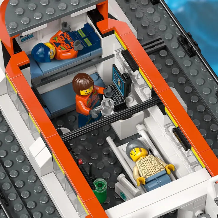 LEGO City Coast Guard Rescue Boat & Helicopter (60504)