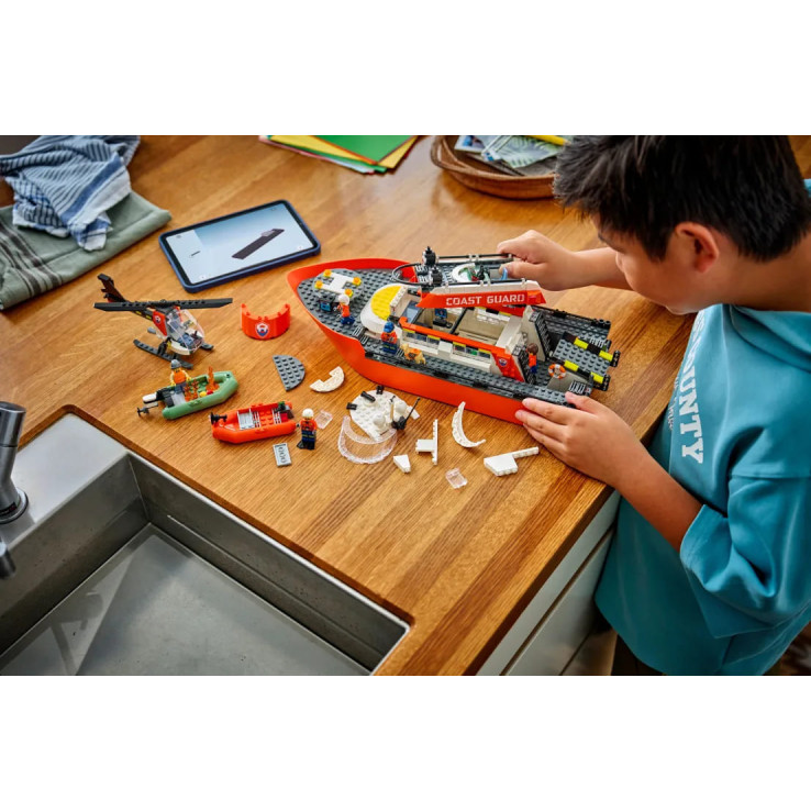 LEGO City Coast Guard Rescue Boat & Helicopter (60504)