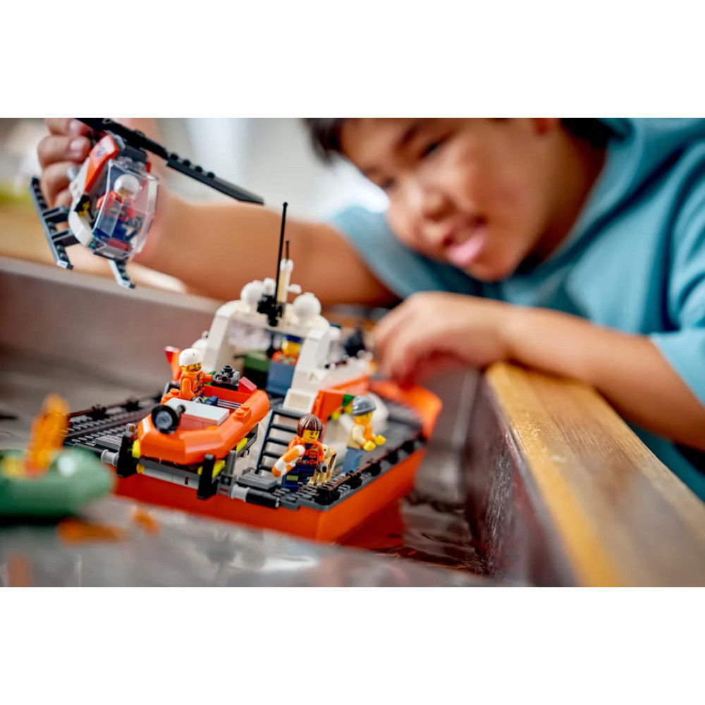 LEGO City Coast Guard Rescue Boat & Helicopter (60504)