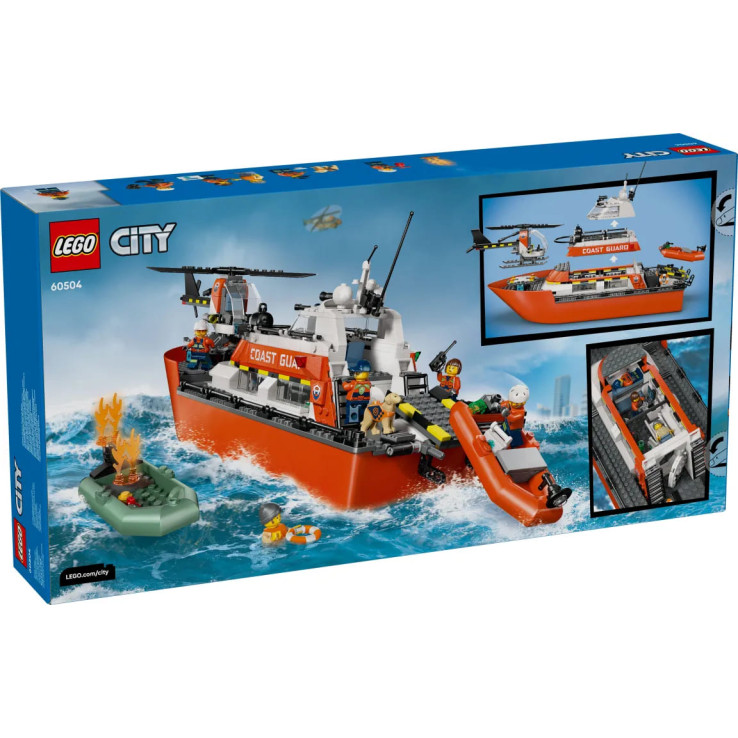 LEGO City Coast Guard Rescue Boat & Helicopter (60504)