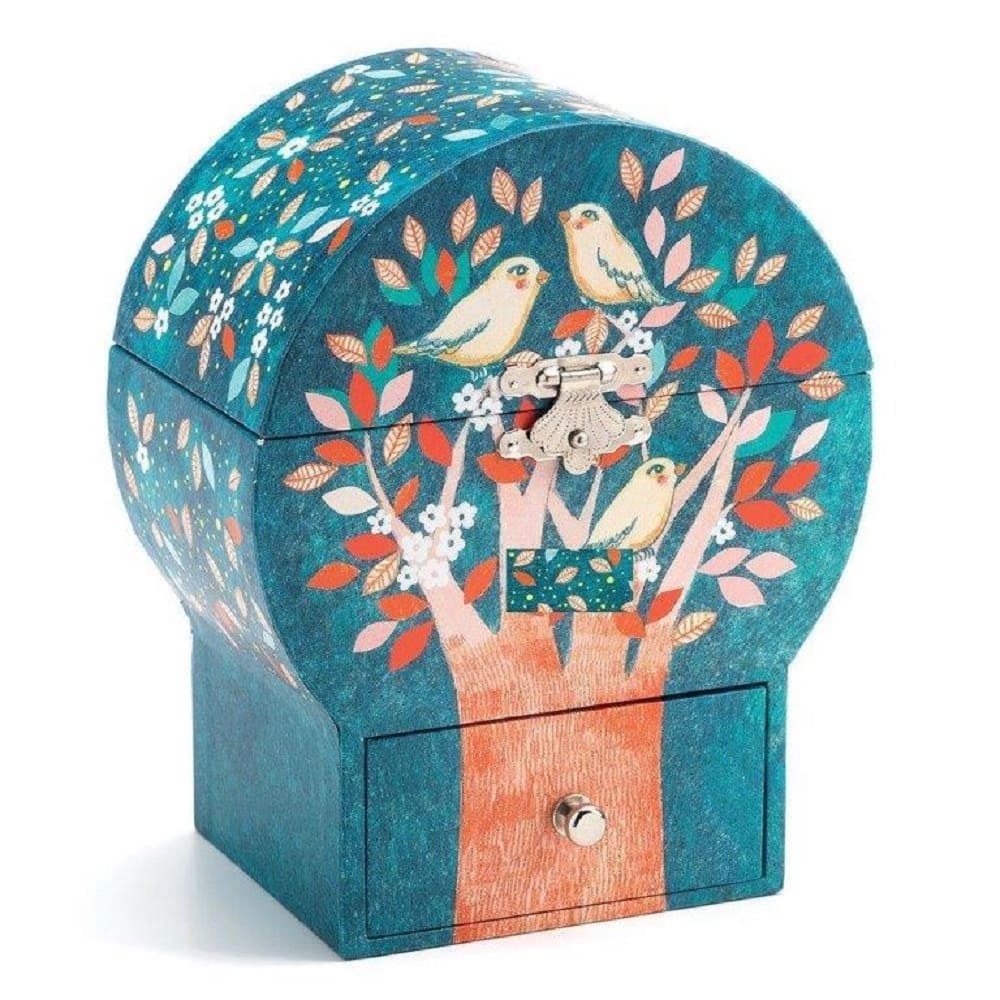Djeco Μουσικό Κουτί - Μπιζουτιέρα "Πουλιά στο Δέντρο" 