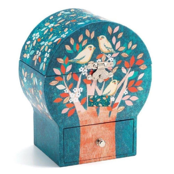 Djeco Μουσικό Κουτί - Μπιζουτιέρα "Πουλιά στο Δέντρο" 