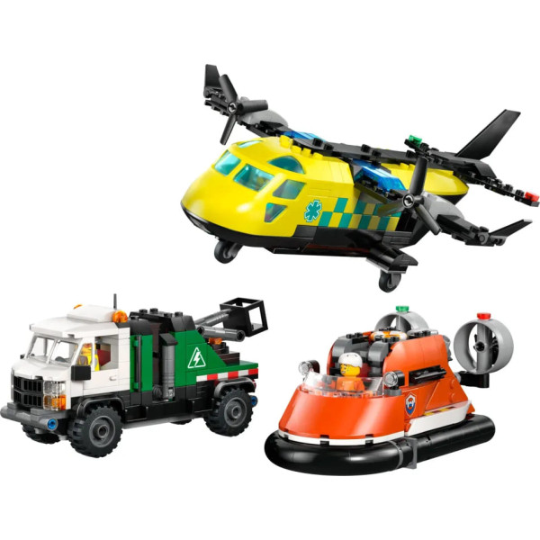 LEGO City Airplane, Service Truck & Hovercraft Remix (60505)