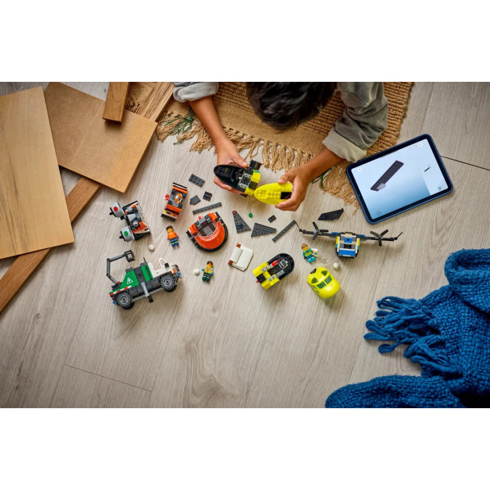 LEGO City Airplane, Service Truck & Hovercraft Remix (60505)