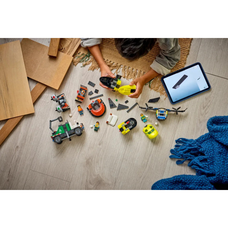 LEGO City Airplane, Service Truck & Hovercraft Remix (60505)