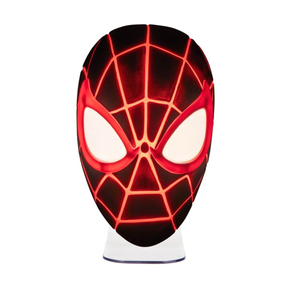 Paladone Marvel Spiderman Miles Morales Mask Led Neon Επιτοίχιο / Επιτραπέζιο Φωτιστικό (PP14323SPMVN)