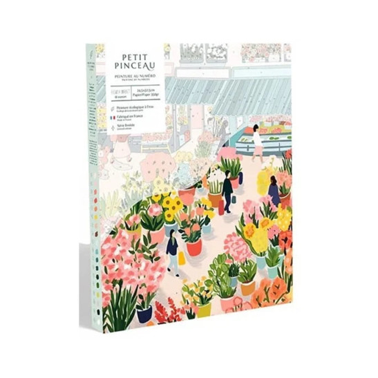 Petite Epicerie Σετ Ζωγραφικής με Αριθμούς - Flower Market
