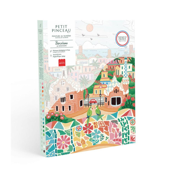 Petite Epicerie Σετ Ζωγραφικής με Αριθμούς - Barcelona