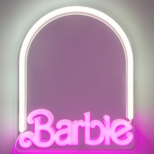 Paladone Barbie Led Neon Επιτοίχιο Φωτιστικό Καθρέπτης (PP14619BRVN)