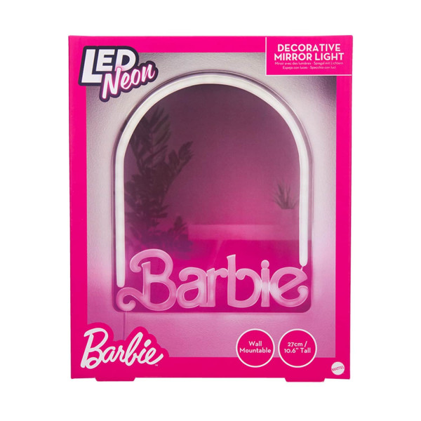 Paladone Barbie Led Neon Επιτοίχιο Φωτιστικό Καθρέπτης (PP14619BRVN)