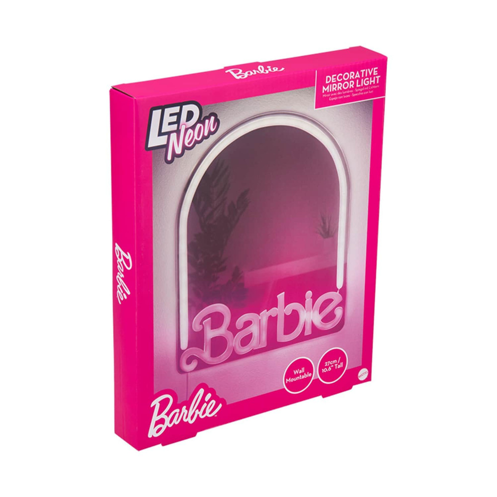 Paladone Barbie Led Neon Επιτοίχιο Φωτιστικό Καθρέπτης (PP14619BRVN)