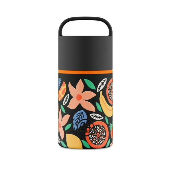 24Bottles Spin Bottle Ανοξείδωτο Μπουκάλι Θερμός 0.48lt (Tropical Noir)