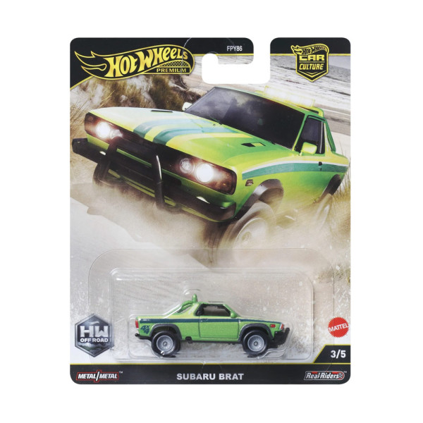 Mattel Hot Wheels Premium: Car Culture - Subaru Brat Vehicle (JBK72)