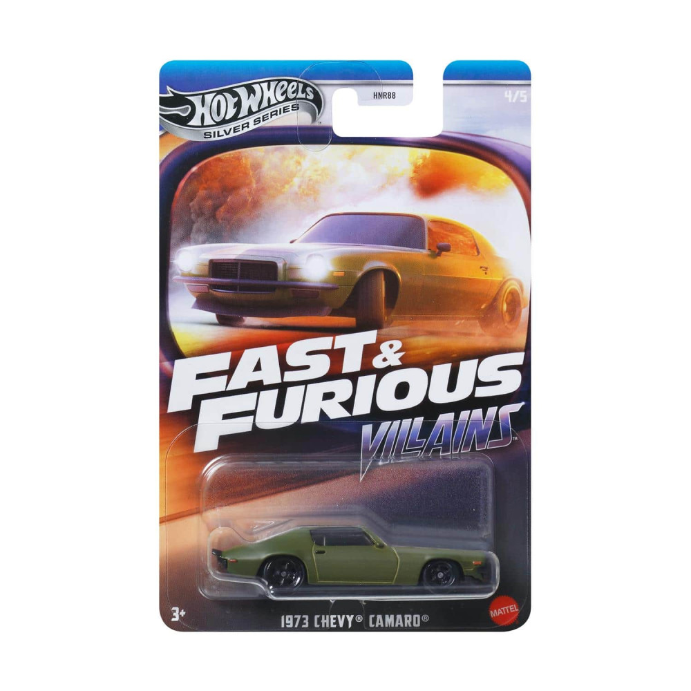 Mattel Hot Wheels Silver Series: Fast & Furious Villains - 1973 Chevy Camaro (JBY37)
