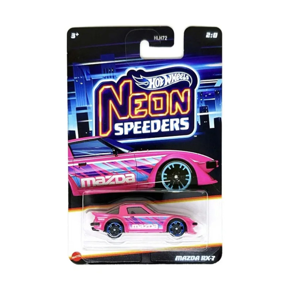 Mattel Hot Wheels Silver Series: Neon Speeders Mazda RX-7 (JCB01)