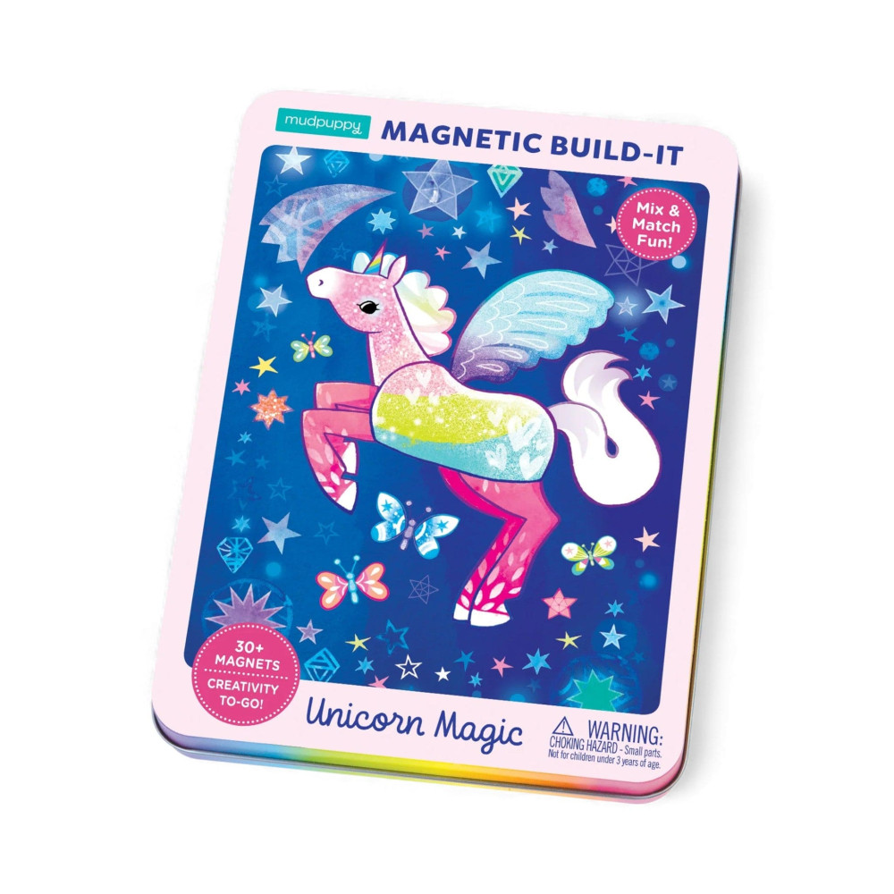 Mudpuppy Μαγνητικό παιχνίδι σύνθεσης Μονόκερος