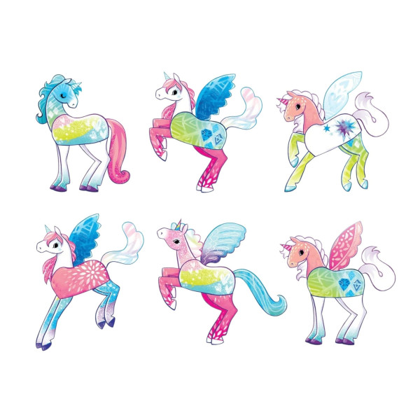 Mudpuppy Μαγνητικό παιχνίδι σύνθεσης Μονόκερος