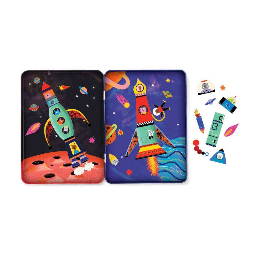 Mudpuppy Μαγνητικό παιχνίδι σύνθεσης Πύραυλοι