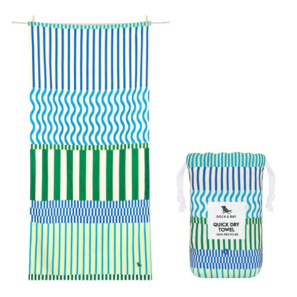 Dock & Bay Cabana Πετσέτα Θαλάσσης Μικροΐνών 160 x 90 cm - Blueberry Spritz