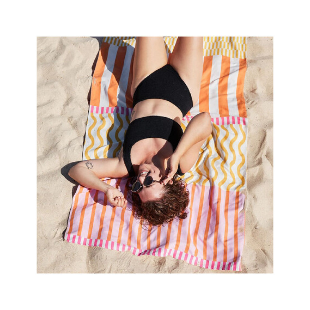 Dock & Bay Cabana Πετσέτα Θαλάσσης Μικροΐνών 160 x 90 cm - Lemonade Waves