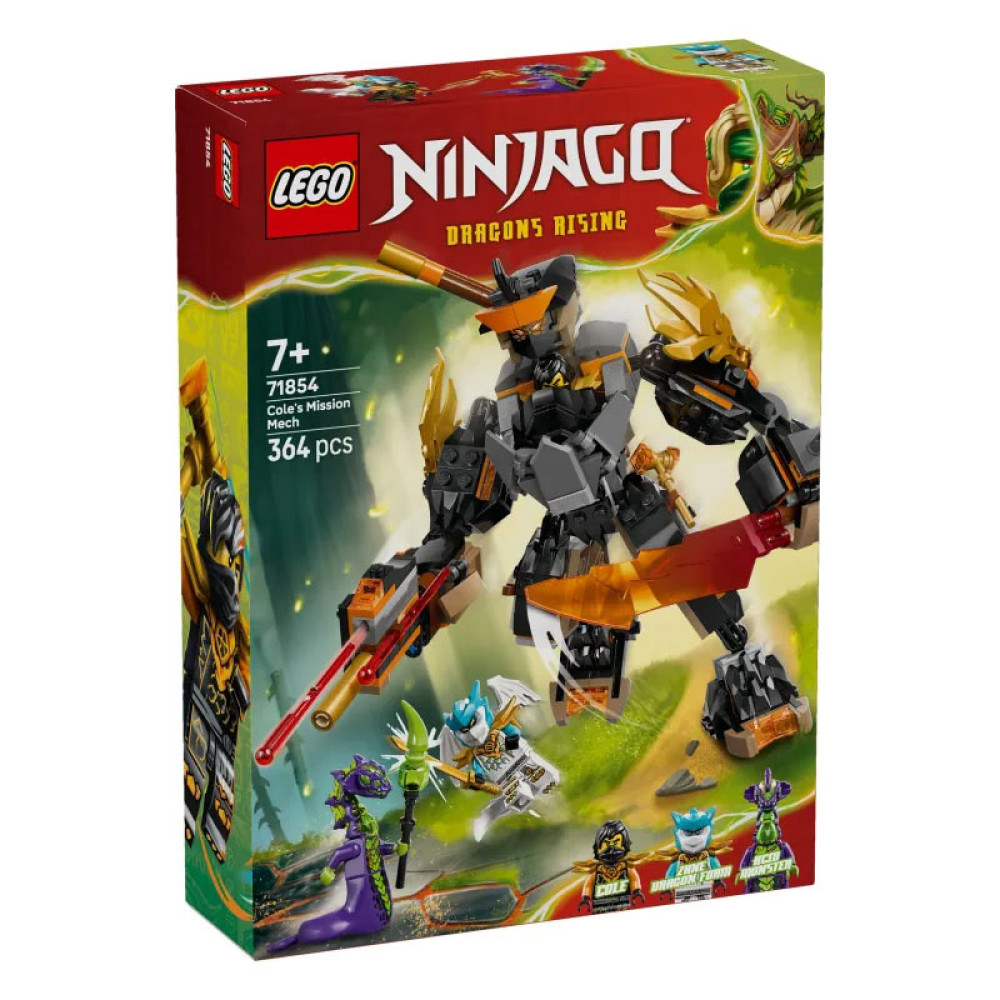 LEGO Ninjago Cole's Mission Mech & Dragon Zane (71854)