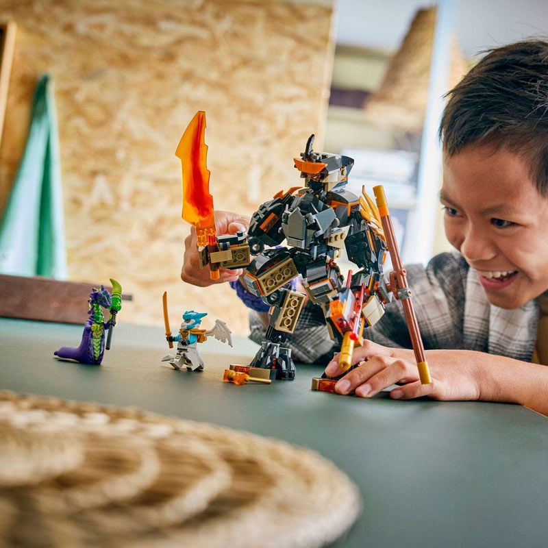 LEGO Ninjago Cole's Mission Mech & Dragon Zane (71854)