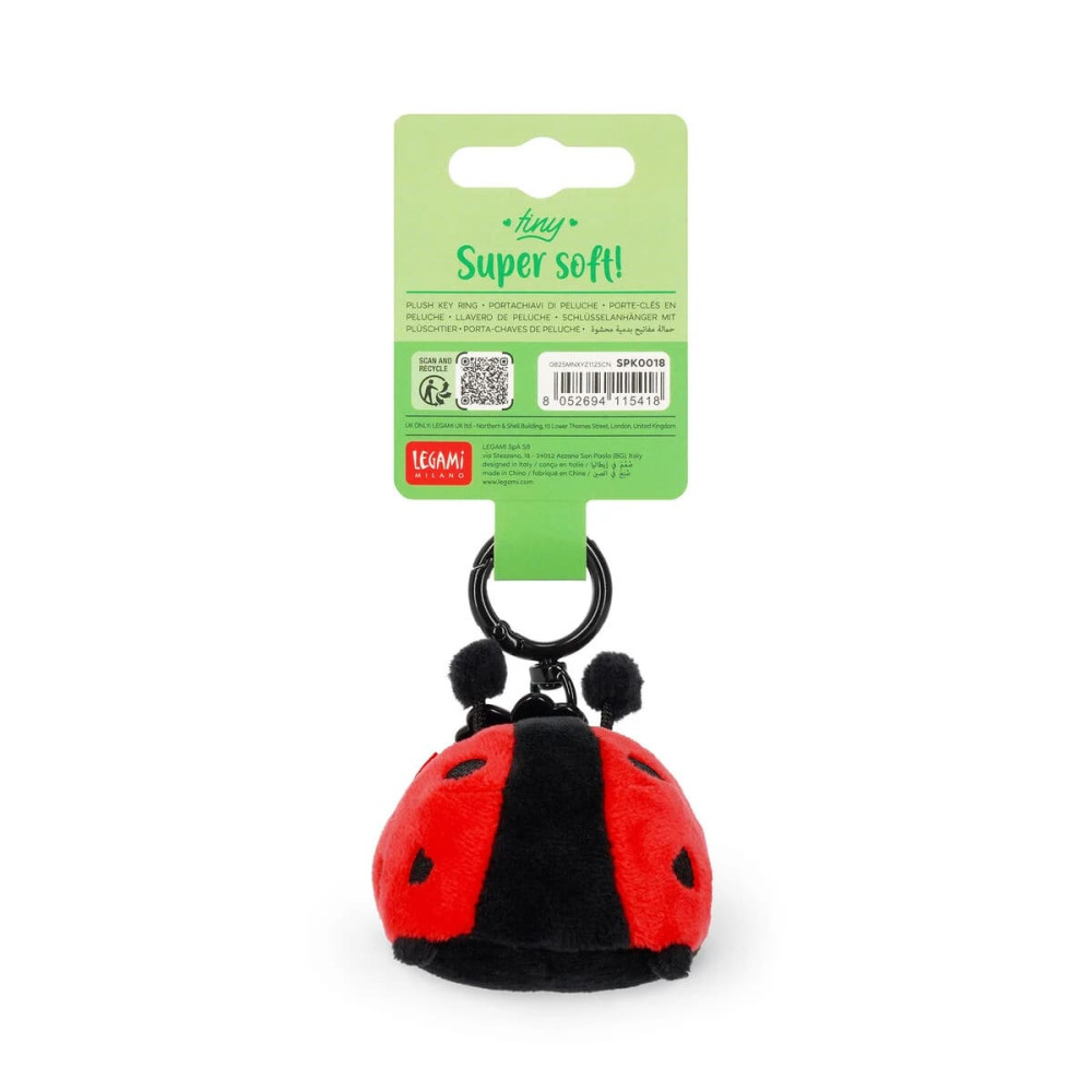 Legami SPK0018 Μπρελόκ Ladybug Super Soft! - Tiny
