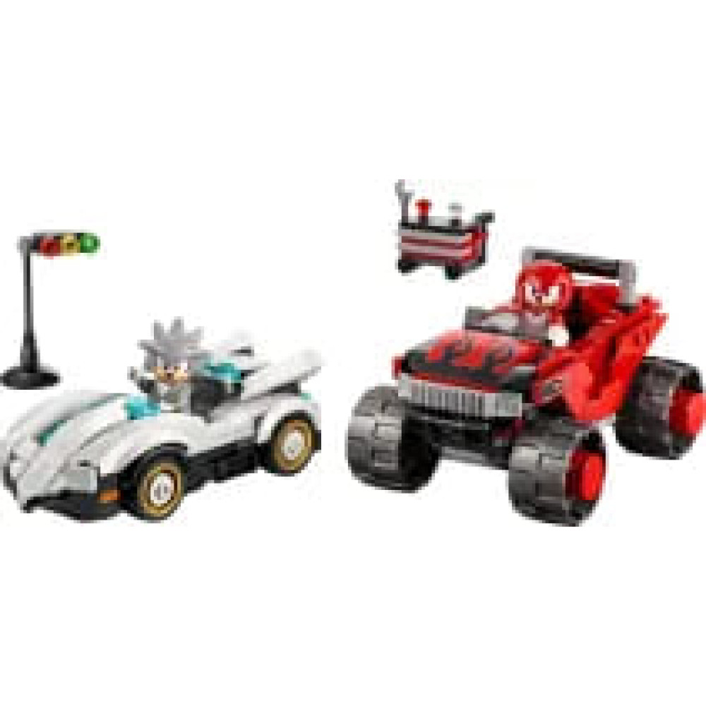 LEGO Sonic The Hedgehog Silver's Car vs. Knuckles' Monster Truck (77118)