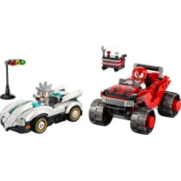 LEGO Sonic The Hedgehog Silver's Car vs. Knuckles' Monster Truck (77118)