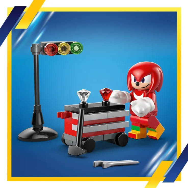 LEGO Sonic The Hedgehog Silver's Car vs. Knuckles' Monster Truck (77118)
