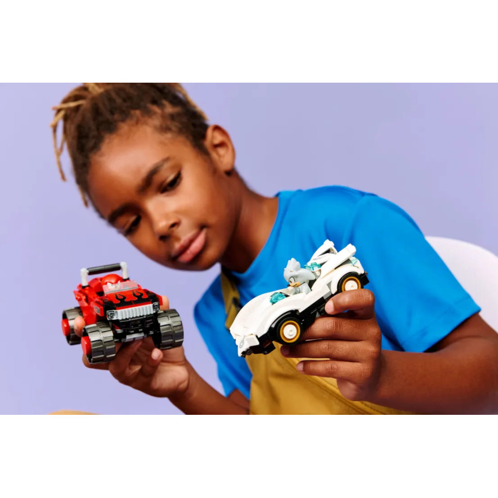 LEGO Sonic The Hedgehog Silver's Car vs. Knuckles' Monster Truck (77118)
