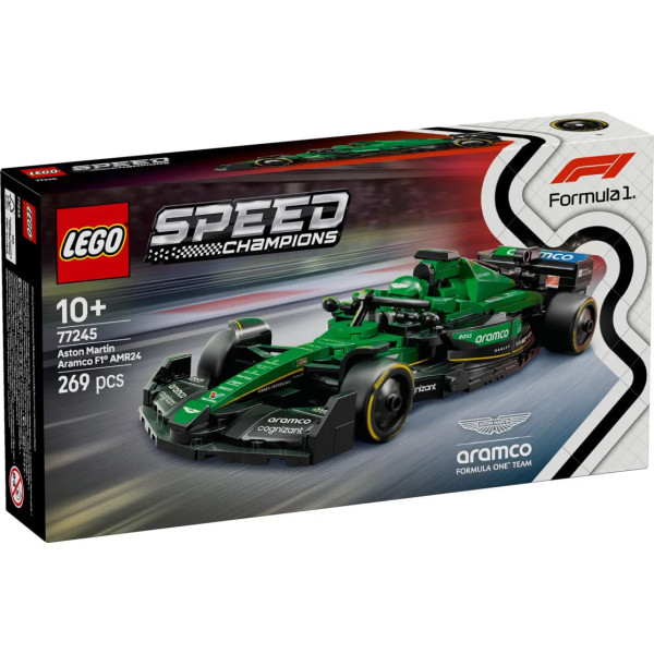 LEGO Speed Champions Aston Martin Aramco F1 AMR24 Race Car (77245)