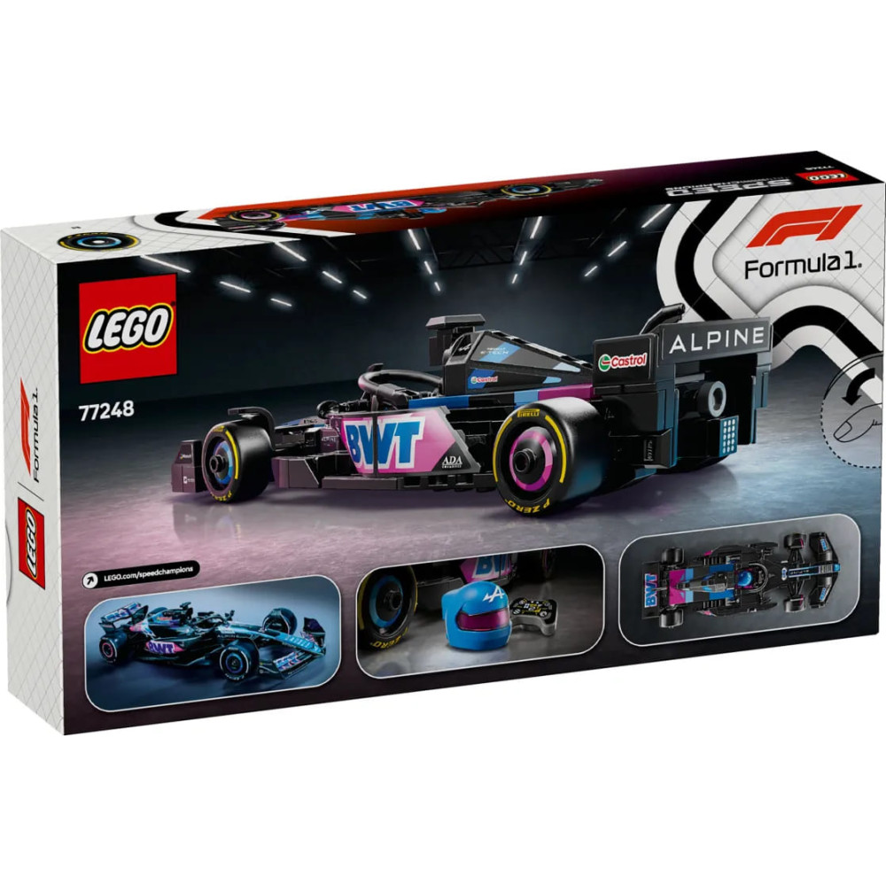 LEGO Speed Champions BWT Alpine F1 Team A524 Race Car (77248)