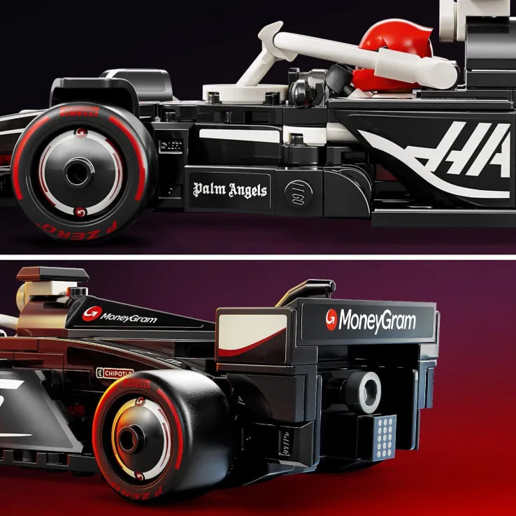 LEGO Speed Champions Moneygram Haas F1 Team VF-24 Race Car (77250)