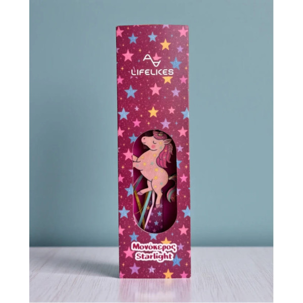 LifeLikes Λαμπάδα Μονόκερος Starlight σε Κουτί